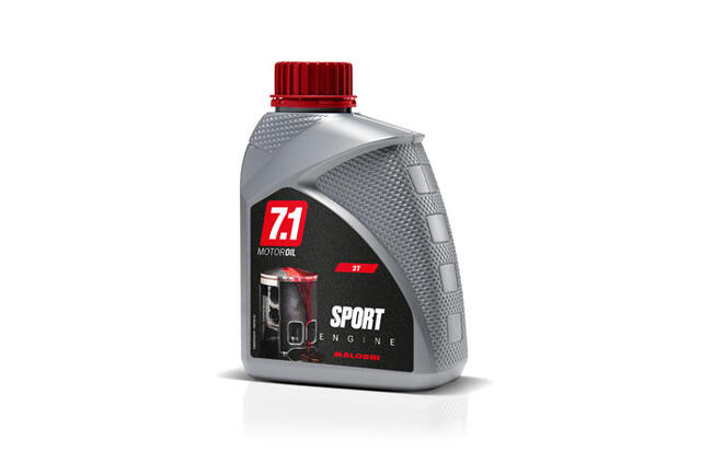 Olio Motore 7.1 2t Oil Sport Engine 1l Per Veicoli Con Miscelatore Separato Malossi 768231